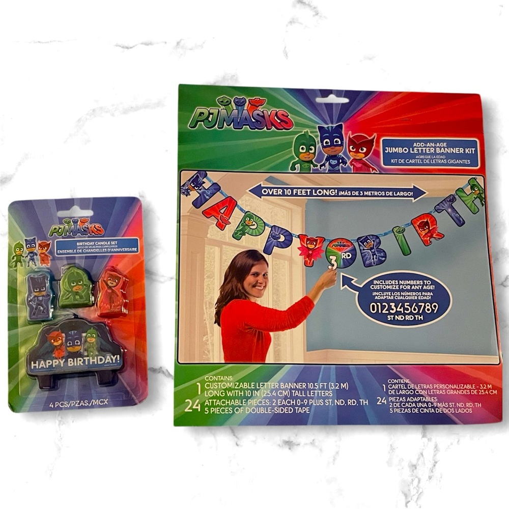PJ Masks Birthday Party Decor bundle – NEW!